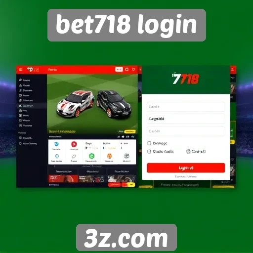 Interface e usabilidade do bet718 login